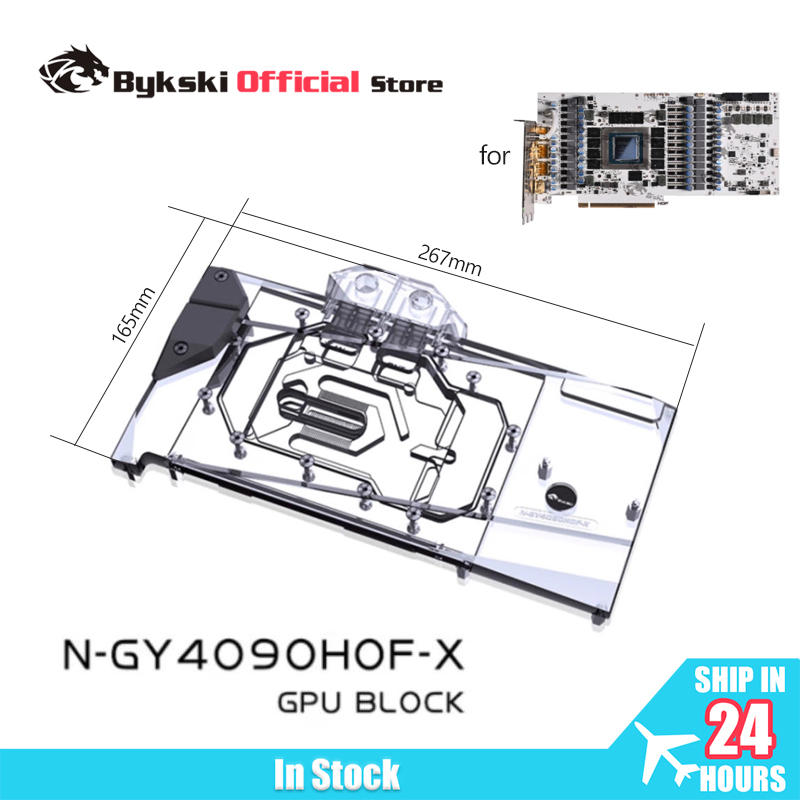 Rtx 4090 Water Block Full Cover - Bykski N-GY4090HOF-X bloque GPU uso para