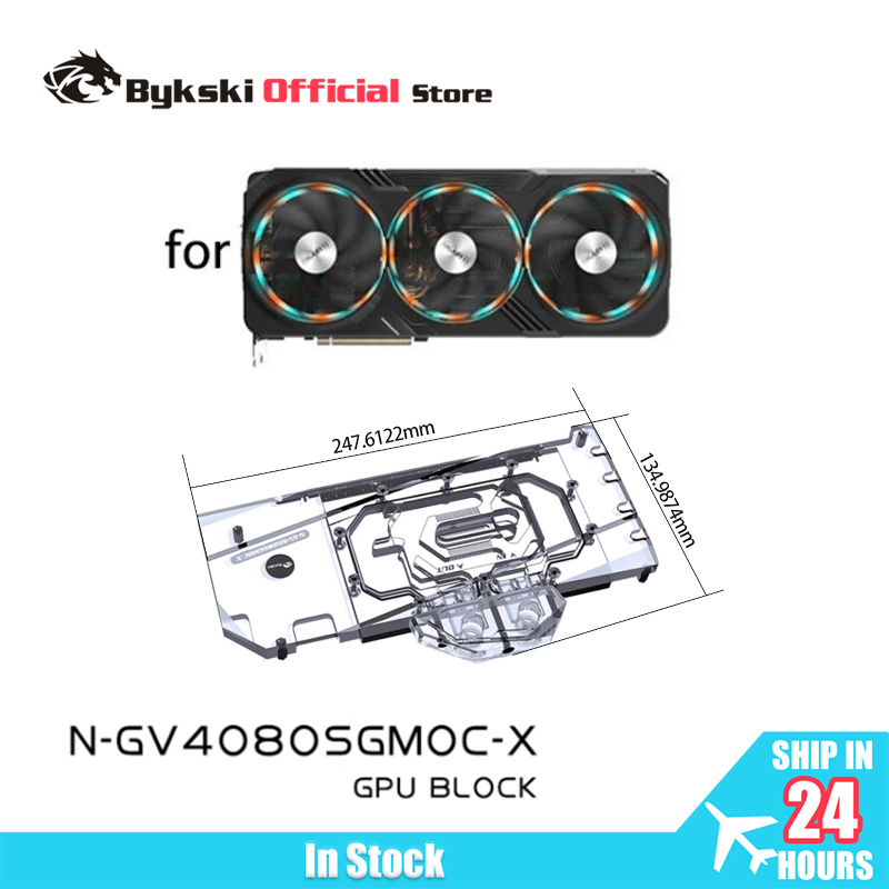 Rtx 4080 Water Cooling Block - Bloque de GPU Bykski para tarjeta
