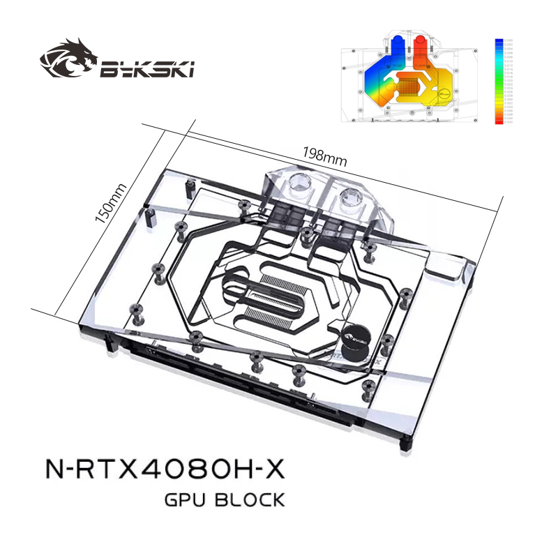 Bykski GPU bloque de agua para - Rtx 4080 Water Cooling Block reseña y precio