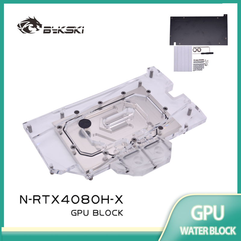 Bloque GPU Bykski N-RTX4080H-X - Rtx 4080 Water Cooling Block reseña y precio