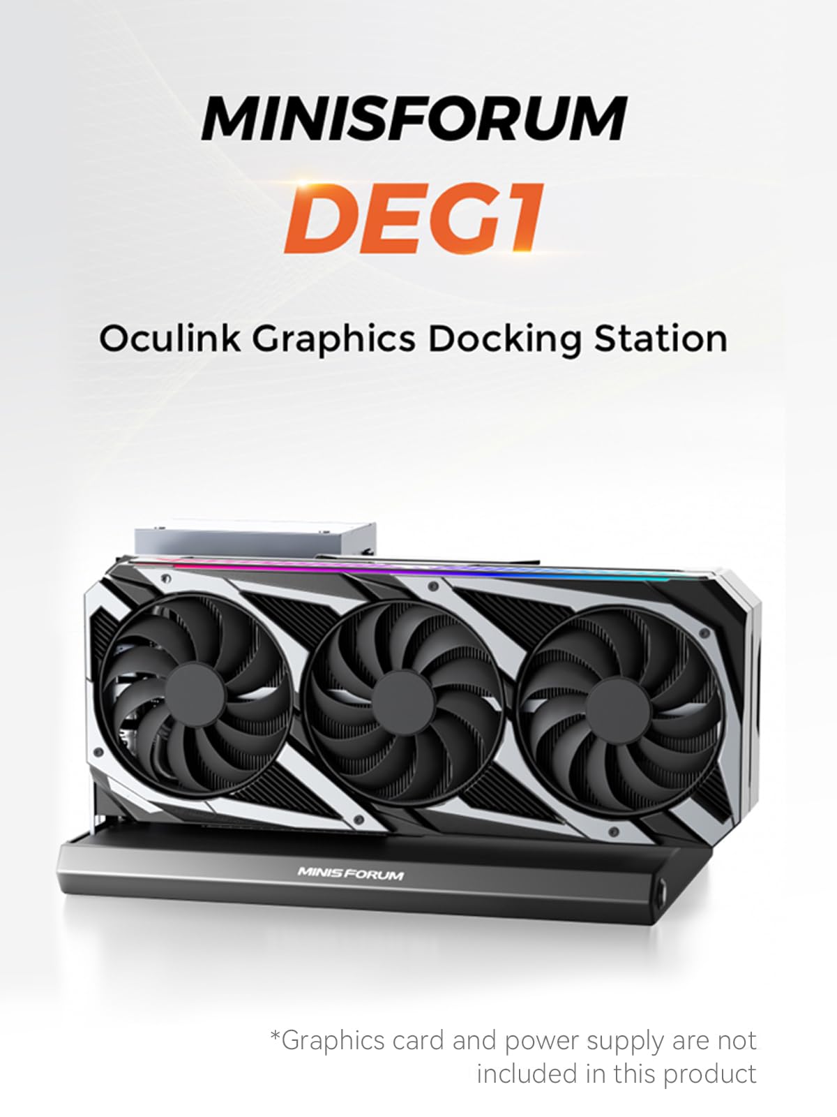 MINISFORUM DEG1 Estación de ac - Oculink Gpu Dock Station reseña y precio
